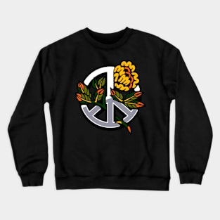 Peace flower Crewneck Sweatshirt